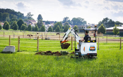 Bobcat enthüllt neuen 2-Tonnen-Elektro-Minibagger auf der bauma 2022